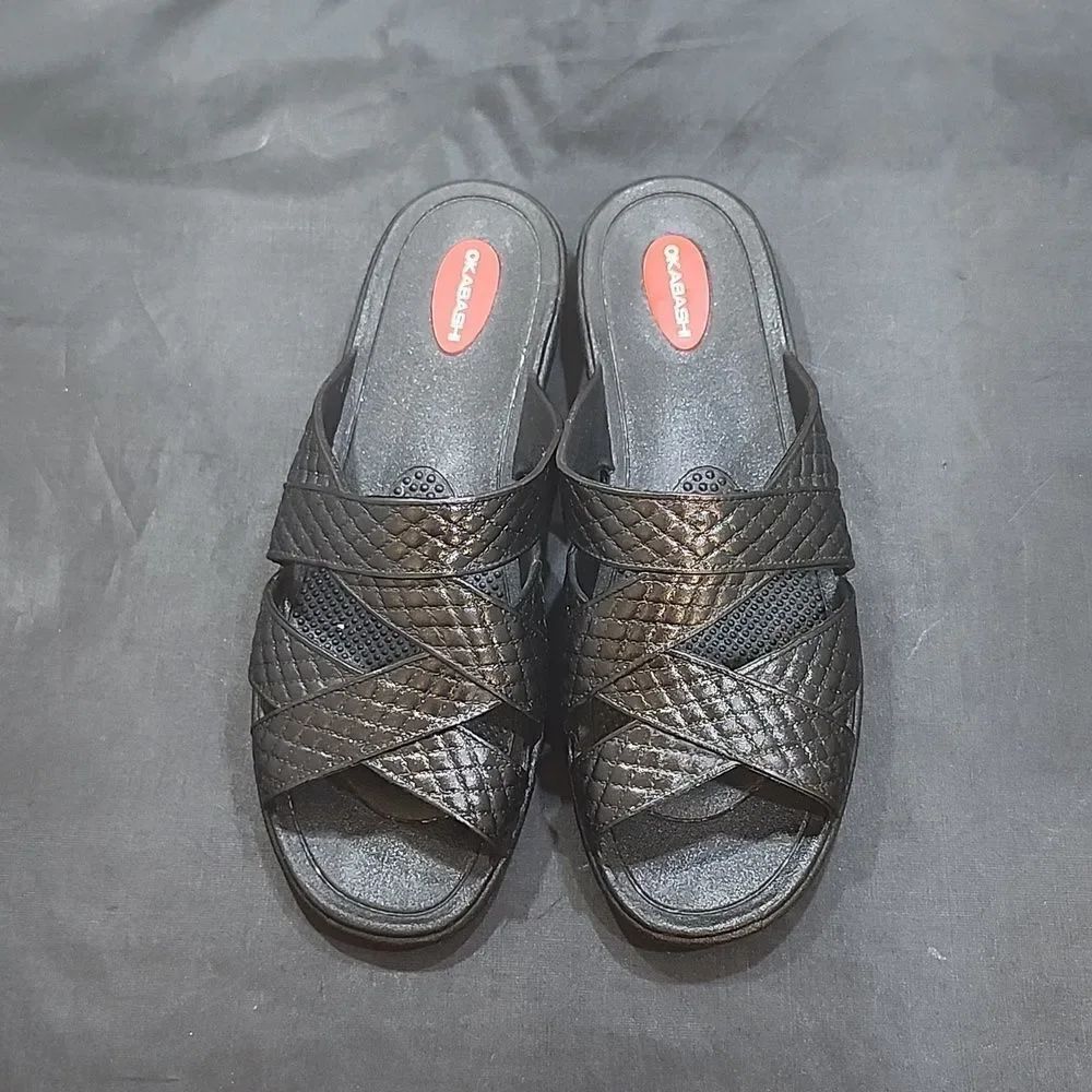 OKABASHI CROSS STRAP WOMEN'S SANDALS - Picture 13 of 16